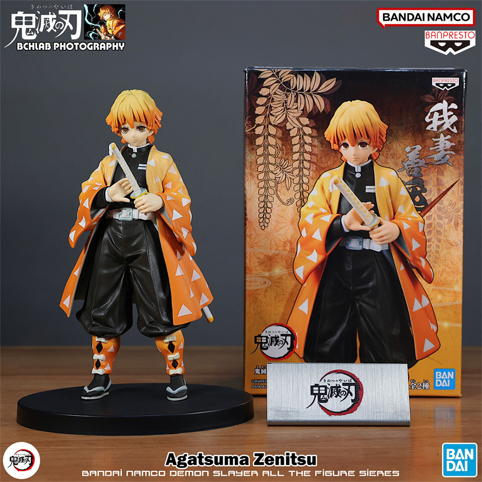 Model Kit Zenitsu - 15cm Figurki Demon Slayer Tanjiro Kamado
