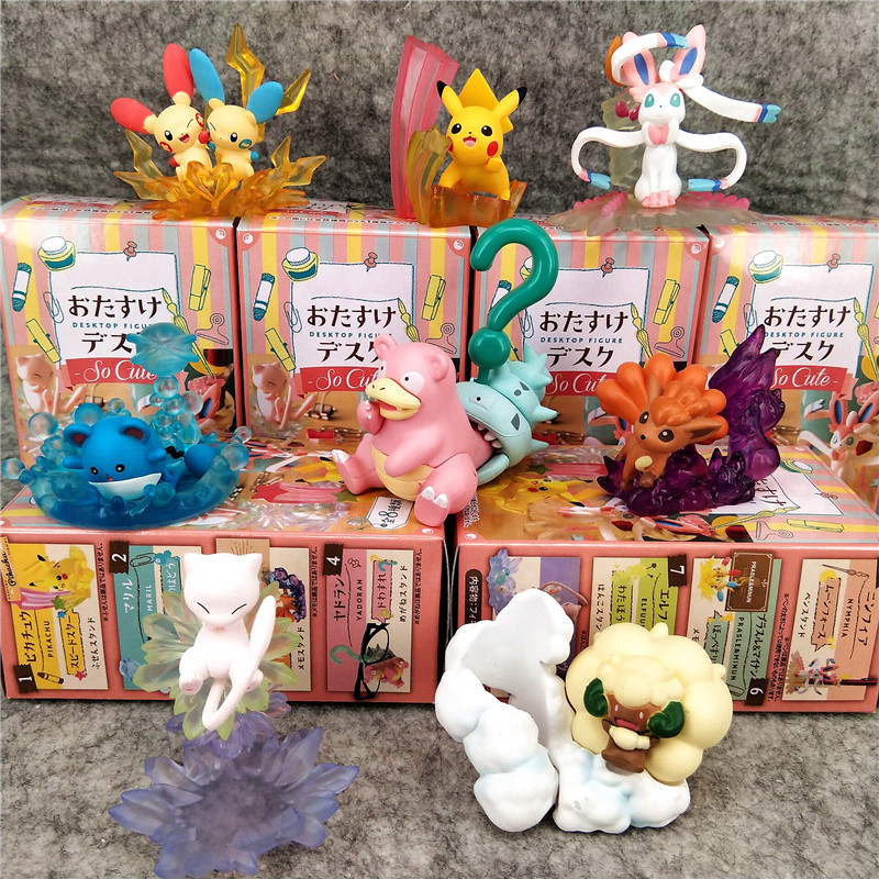 Model Figure Base - Zabawki Pokemon Blind Box, Kryształowa Podstawa,