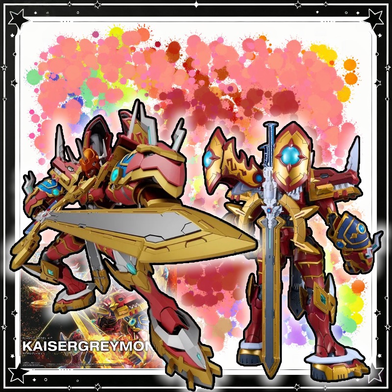 Model Kit Kaisergreymon - 【W magazynie】Bandai Figure-rise Standard-Amplified KaiserGreymon Digimon