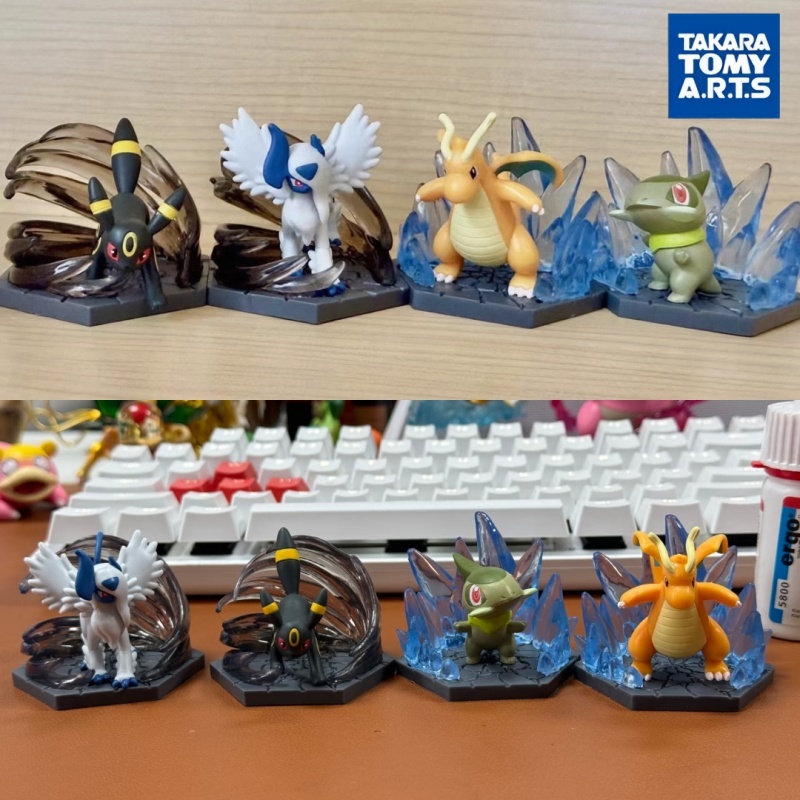 Model Kit Eevee - Figurka Gashapon Pokemon Takara Tomy, Diorama