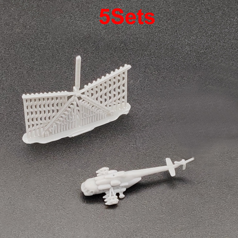 Model Kit Helicopter - 5 zestawów 1/2000 700 400 350
