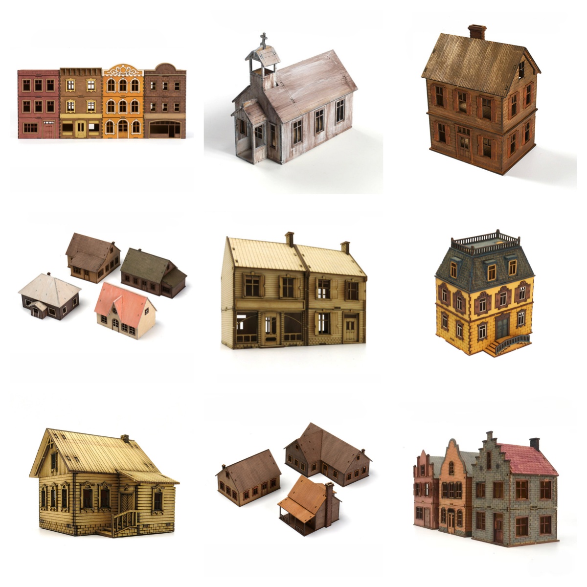 Model Kit House - Drewniany model do składania w skali