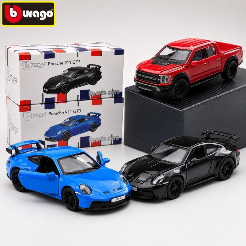 Model Kit Porsche 911 - BBURAGO 1:64 Porsche 911 GT3 Model