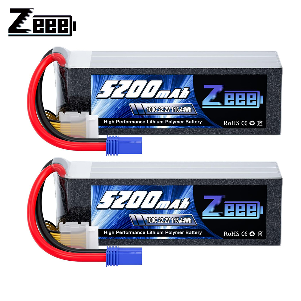 Model Kit Helicopter - Zeee 6S 5200mAh bateria Lipo 22.2V