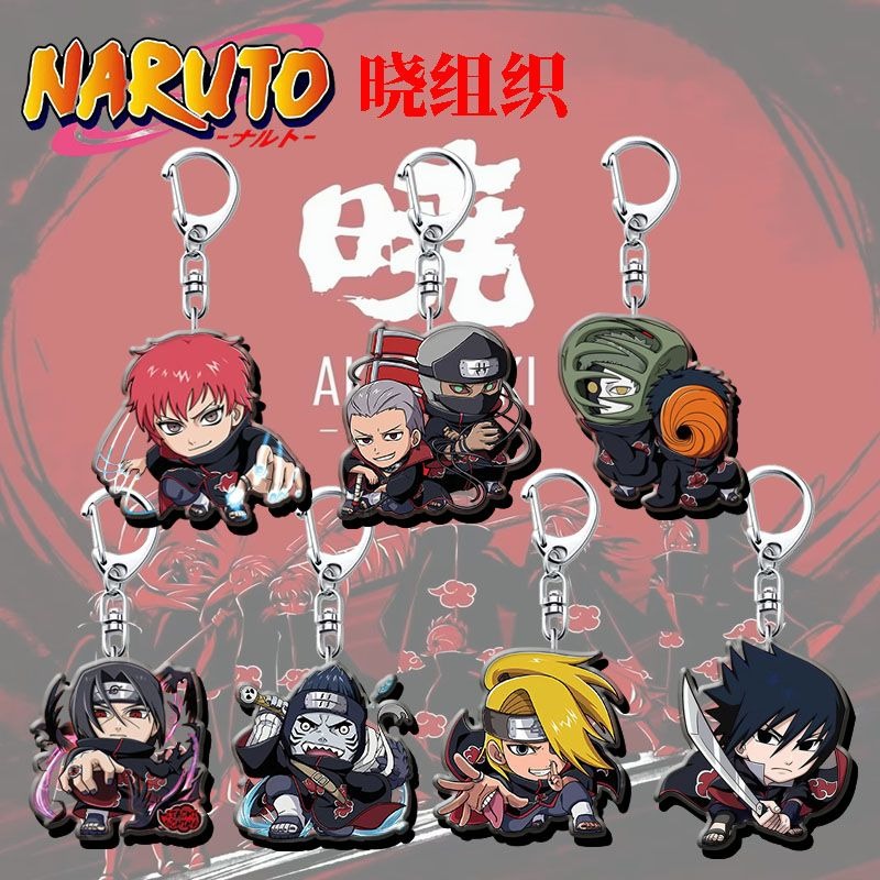 Model Kit Zenitsu - Breloczek akrylowy Naruto Akatsuki, uroczy wisiorek