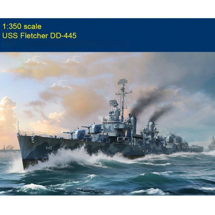 Fletcher DD-445 USS Destroyer  – Model Kit Destroyer recenzja i cena
