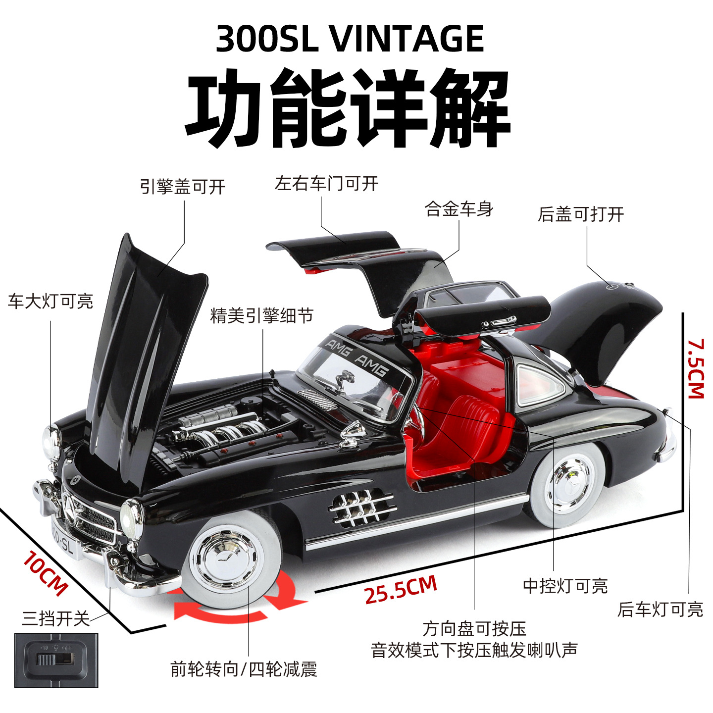 NOWY model samochodu Benzs 300 – Model Kit Porsche 911 recenzja i cena
