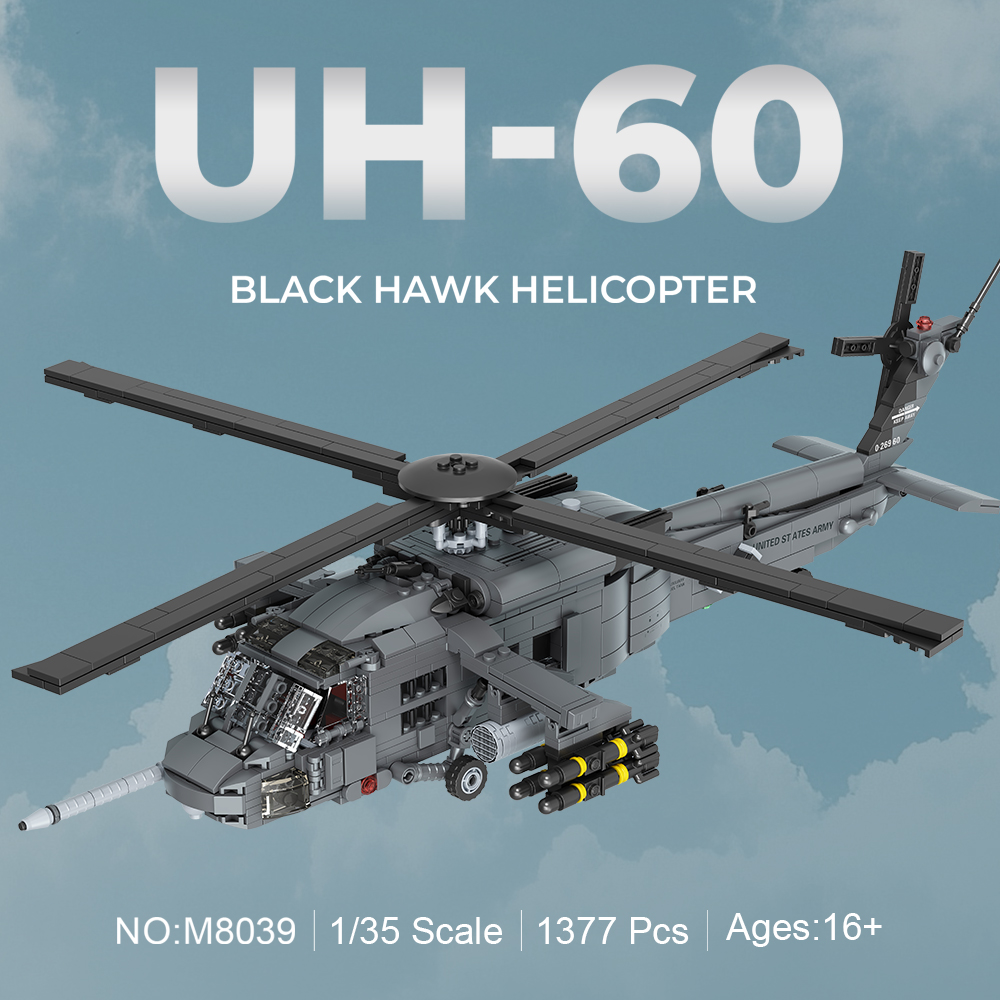 MISINI M8039 1:35 Zestaw Klock – Model Kit Helicopter recenzja i cena