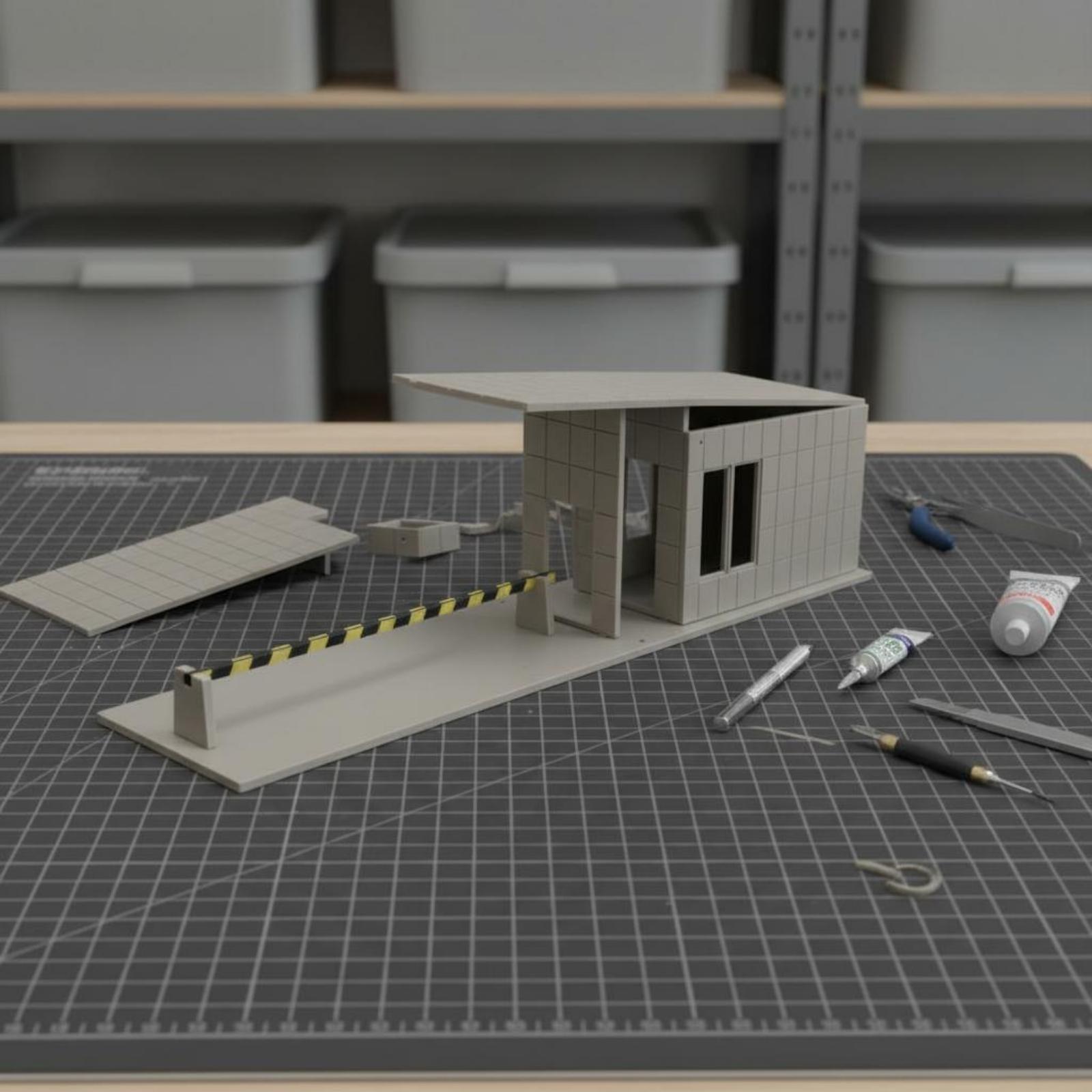 Model budowy domku strażniczeg – Model Kit House recenzja i cena