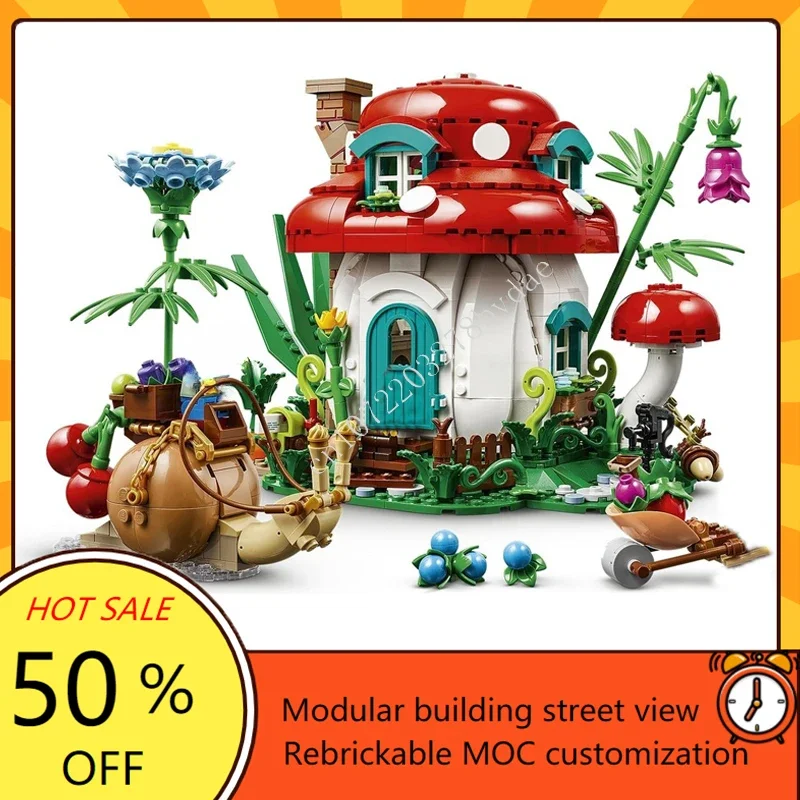964 elementy Grzybkowy Domek M – Model Kit House recenzja i cena