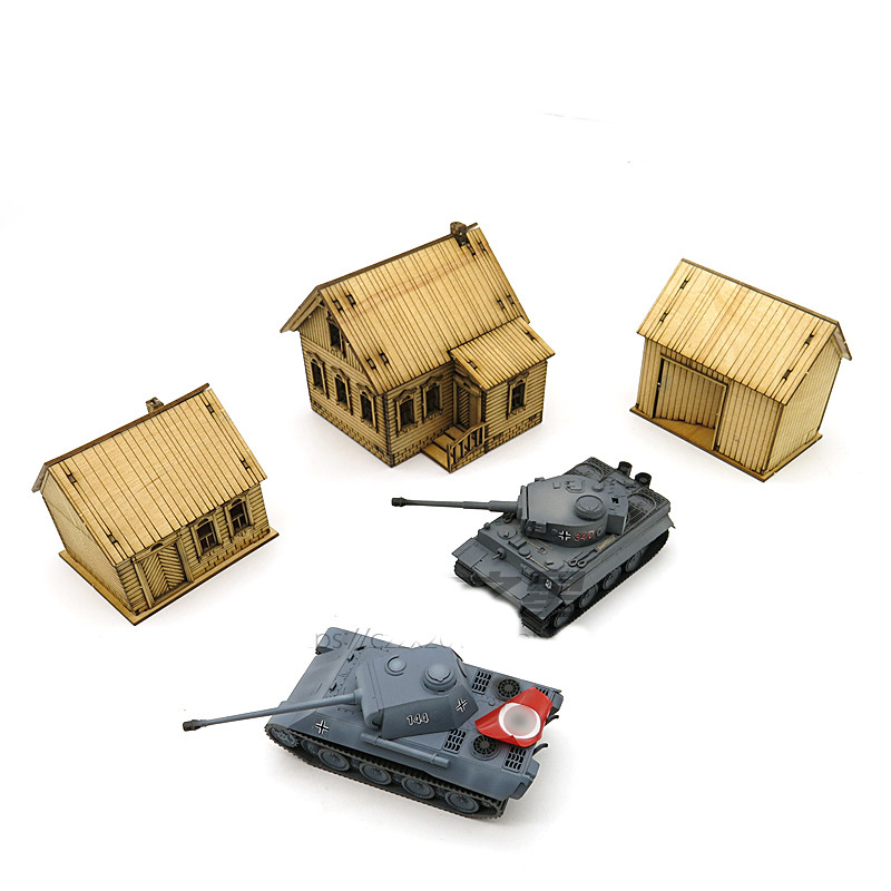 Drewniany model do składania w – Model Kit House recenzja i cena