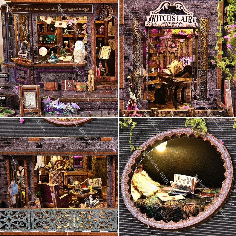 Drewniany Miniaturowy Domek -  – Model Kit House recenzja i cena